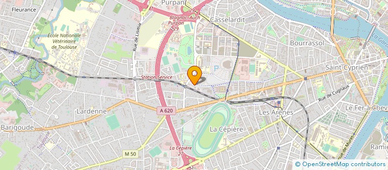 localisation de l'entreprise MONSIEUR HERVE HILLAIRE à TOULOUSE