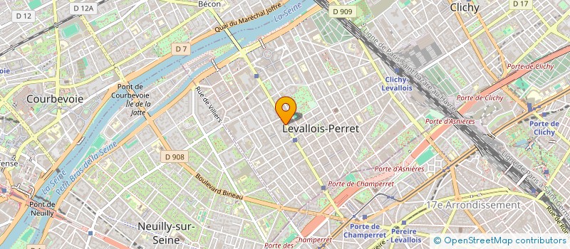 localisation de l'entreprise MONSIEUR HERVE HOLCHAKER à LEVALLOIS-PERRET