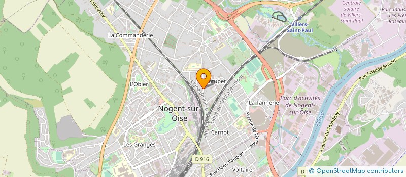 localisation de l'entreprise MONSIEUR HERVE HONOREZ à NOGENT-SUR-OISE