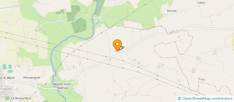 localisation de l'entreprise MONSIEUR HERVE HOREL  BANNALEC