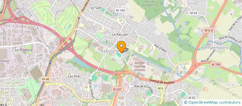 localisation de l'entreprise MONSIEUR HERVE HOUDET à VILLENEUVE D ASCQ