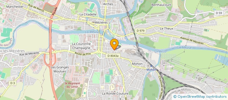 localisation de l'entreprise MONSIEUR HERVE HOUTCHOU TCHOUMBEUN à CHARLEVILLE-MEZIERES