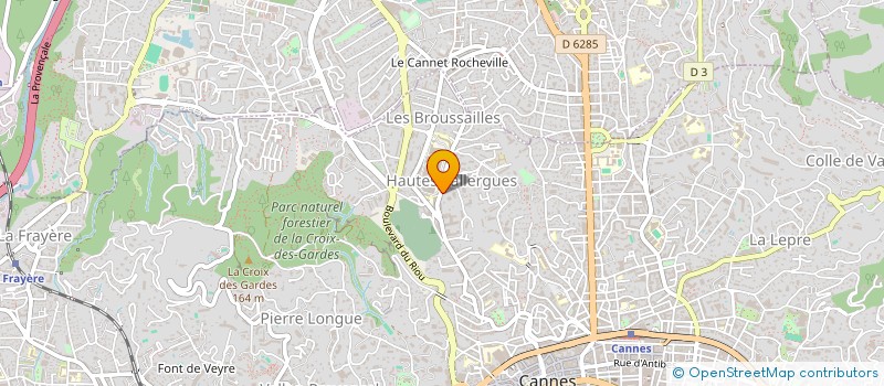 localisation de l'entreprise MONSIEUR HERVE HUAUT à CANNES