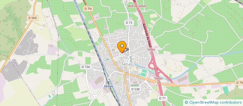 localisation de l'entreprise MONSIEUR HERVE HUET  SENAS