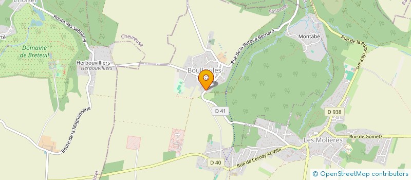 localisation de l'entreprise MONSIEUR HERVE HUET DU ROTOIS à BOULLAY-LES-TROUX