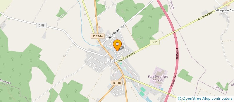 localisation de l'entreprise MONSIEUR HERVE HUGUET à ISSOUDUN