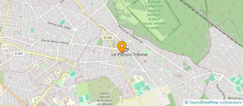 localisation de l'entreprise MONSIEUR HERVE HUMBERT  LE PLESSIS-TREVISE