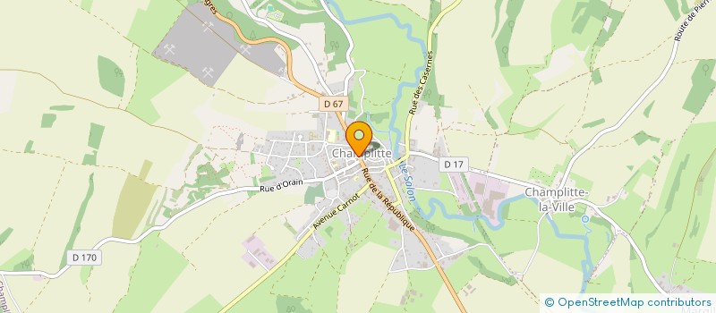localisation de l'entreprise MONSIEUR HERVE HUTINET à CHAMPLITTE
