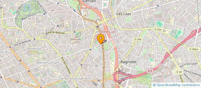 localisation de l'entreprise MONSIEUR HERVE IC  PARIS