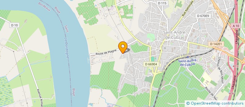 localisation de l'entreprise MONSIEUR HERVE INGELS  SAINT-ANDRE-DE-CUBZAC