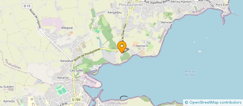 localisation de l'entreprise MONSIEUR HERVE INTEM  PLOUBAZLANEC