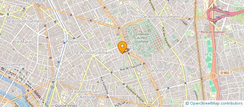 localisation de l'entreprise MONSIEUR HERVE ISANDA  PARIS