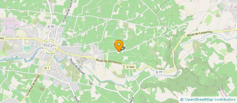 localisation de l'entreprise MONSIEUR HERVE JACQUET  MAZAN