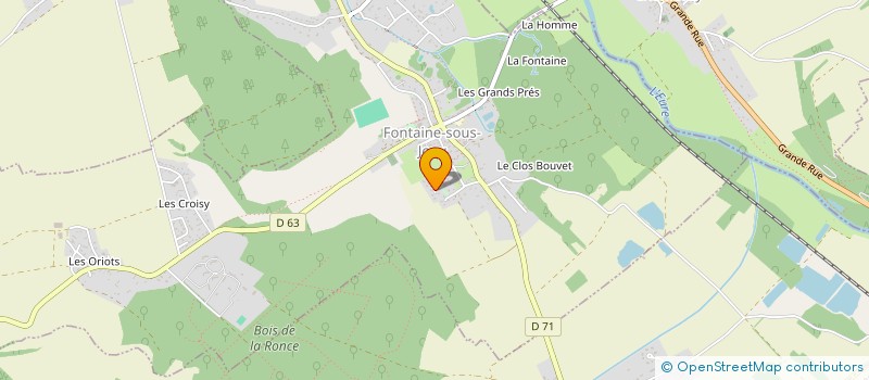 localisation de l'entreprise MONSIEUR HERVE JAFFRAIN  FONTAINE-SOUS-JOUY