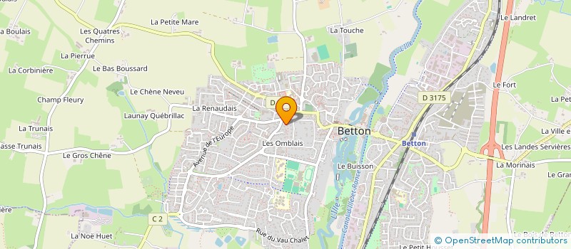 localisation de l'entreprise MONSIEUR HERVE JAMIN  BETTON