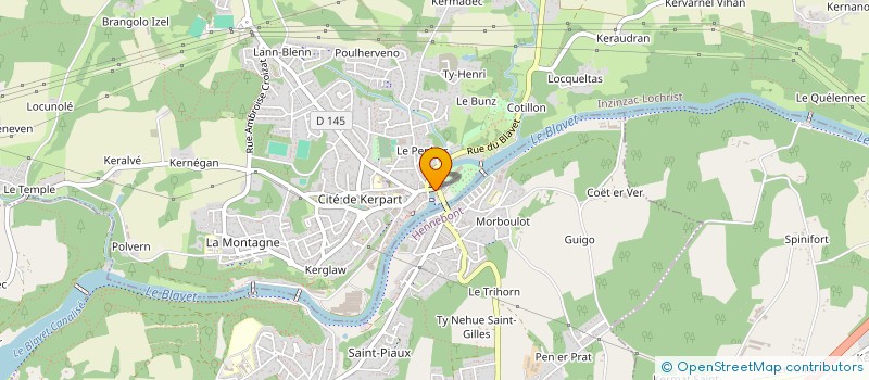 localisation de l'entreprise MONSIEUR HERVE JAN  INZINZAC-LOCHRIST