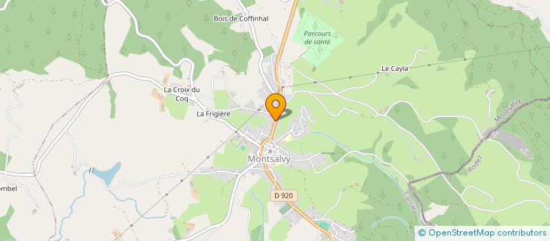 localisation de l'entreprise MONSIEUR HERVE JANY à MONTSALVY