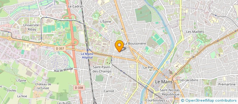 localisation de l'entreprise MONSIEUR HERVE JAULT à LE MANS