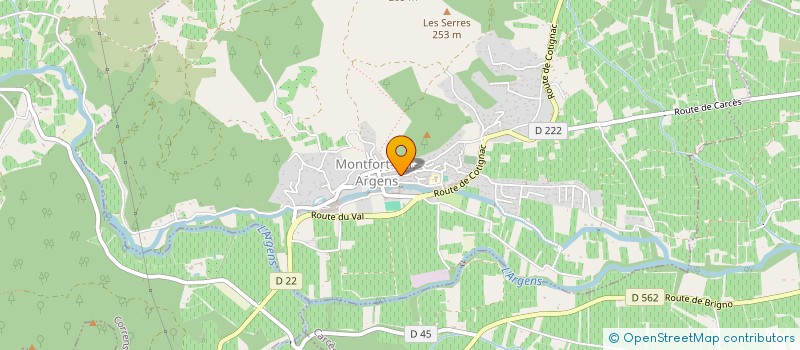 localisation de l'entreprise MONSIEUR HERVE JAUME  MONTFORT-SUR-ARGENS