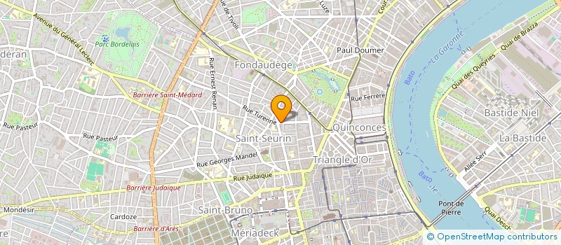 localisation de l'entreprise MONSIEUR HERVE JAVEY à BORDEAUX