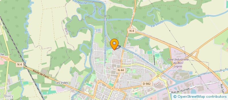 localisation de l'entreprise MONSIEUR HERVE JEAN CASTAGNA  VITRY-LE-FRANCOIS