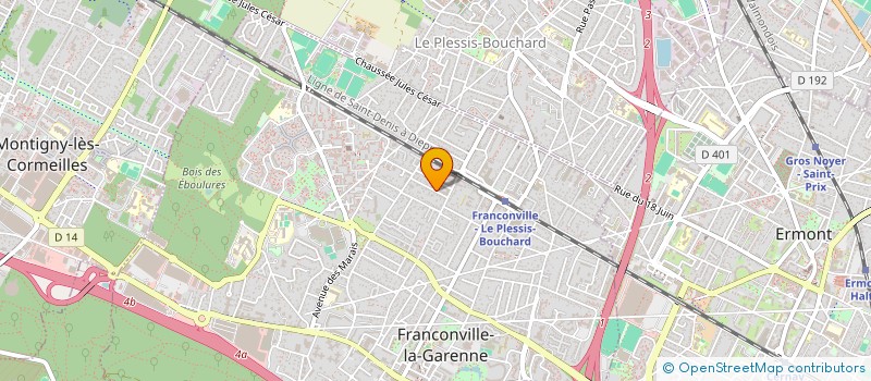 localisation de l'entreprise MONSIEUR HERVE JEANJEAN  FRANCONVILLE