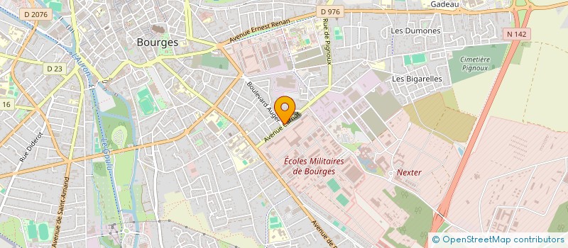 localisation de l'entreprise MONSIEUR HERVE JEANNEAU à BOURGES