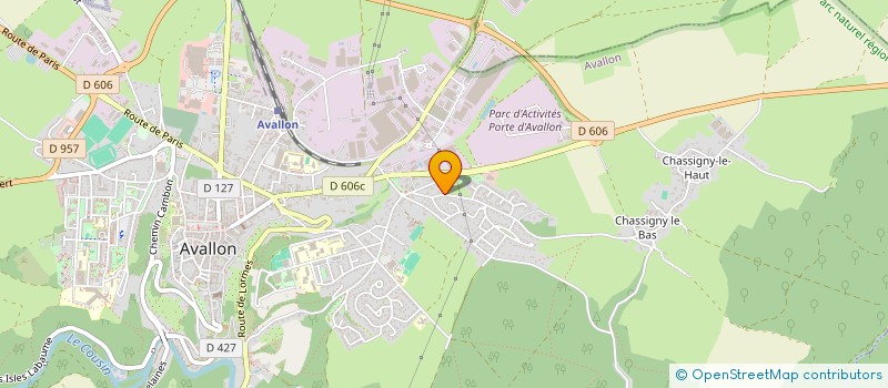 localisation de l'entreprise MONSIEUR HERVE JOLY à AVALLON