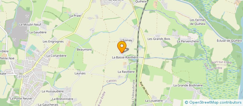 localisation de l'entreprise MONSIEUR HERVE JOSSE  CASSON