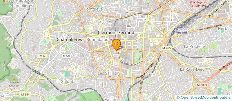 localisation de l'entreprise MONSIEUR HERVE JOTHY à CLERMONT-FERRAND