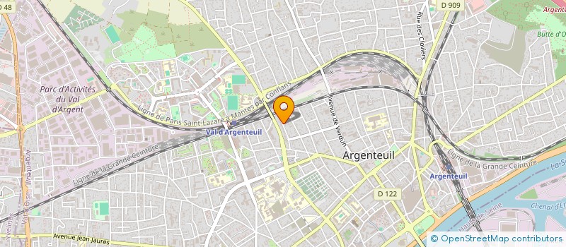 localisation de l'entreprise MONSIEUR HERVE JOUANNEAU  ARGENTEUIL