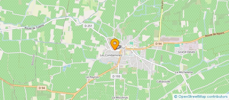 localisation de l'entreprise MONSIEUR HERVE JOUVE à TULETTE