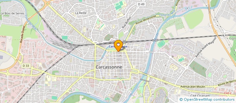 localisation de l'entreprise MONSIEUR HERVE JUHEL à CARCASSONNE