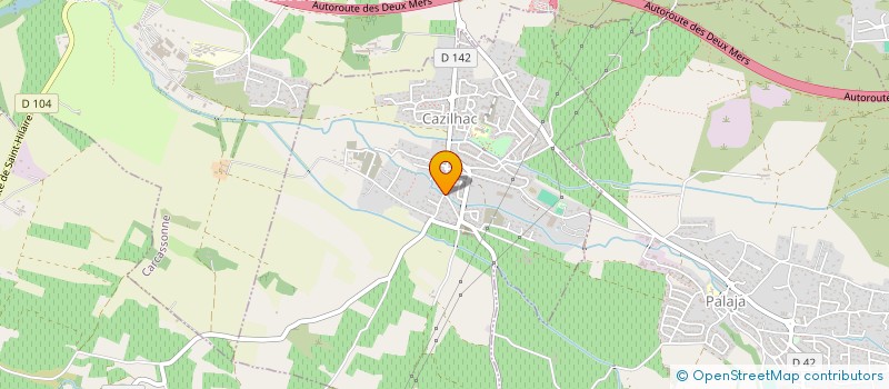 localisation de l'entreprise MONSIEUR HERVE JULIEN  CAZILHAC