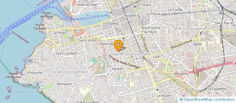 localisation de l'entreprise MONSIEUR HERVE KAKOURIDIS  MARSEILLE