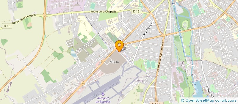 localisation de l'entreprise MONSIEUR HERVE KAMGA FONDJO  BOURGES