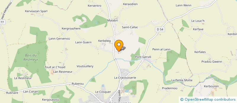 localisation de l'entreprise MONSIEUR HERVE KERSACH  POMMERIT-LE-VICOMTE