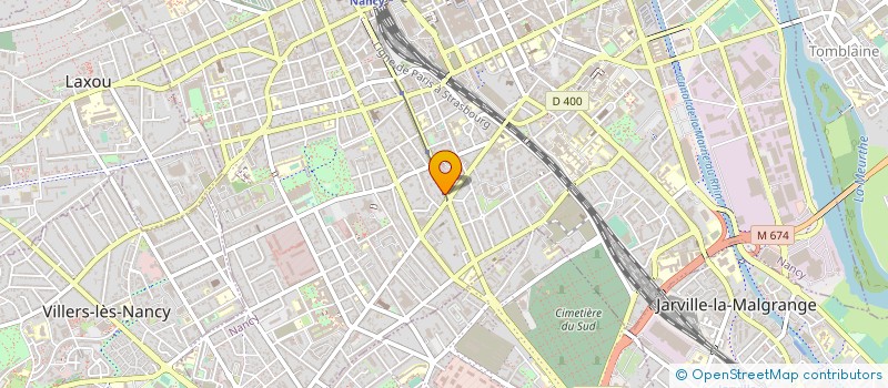 localisation de l'entreprise MONSIEUR HERVE KLEIN  NANCY