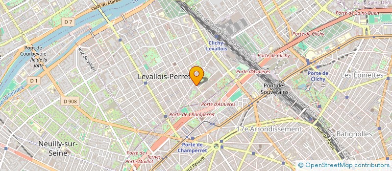 localisation de l'entreprise MONSIEUR HERVE KLEIN à LEVALLOIS-PERRET