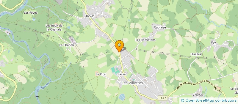 localisation de l'entreprise MONSIEUR HERVE KOZLOWSKI  LES VILLETTES