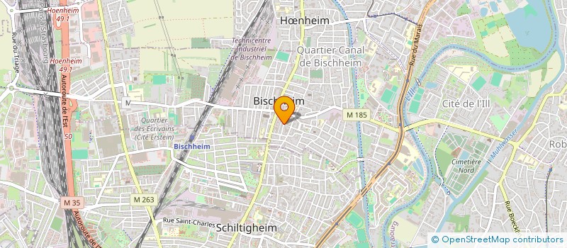 localisation de l'entreprise MONSIEUR HERVE KRUCHTEN  BISCHHEIM