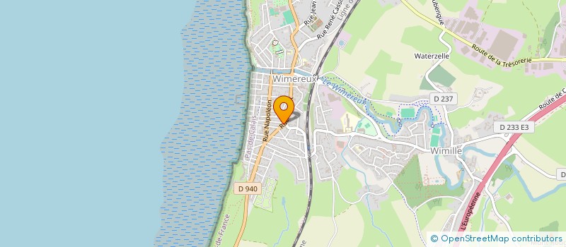 localisation de l'entreprise MONSIEUR HERVE KUREK  WIMEREUX