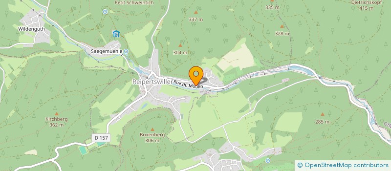 localisation de l'entreprise MONSIEUR HERVE KUSTER  REIPERTSWILLER