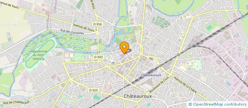 localisation de l'entreprise MONSIEUR HERVE L'AZOU à CHATEAUROUX