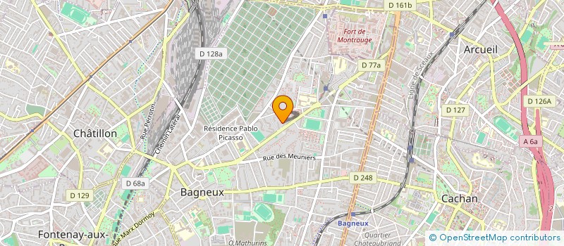 localisation de l'entreprise MONSIEUR HERVE LABORNE à BAGNEUX