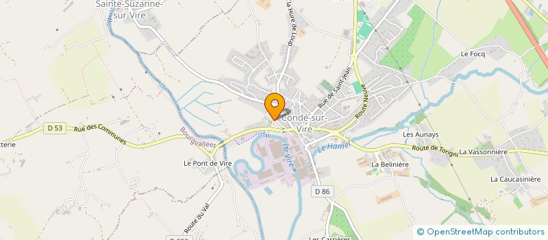 localisation de l'entreprise MONSIEUR HERVE LABROT à CONDE-SUR-VIRE