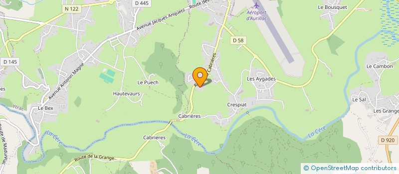 localisation de l'entreprise MONSIEUR HERVE LACALMONTIE à CARLAT