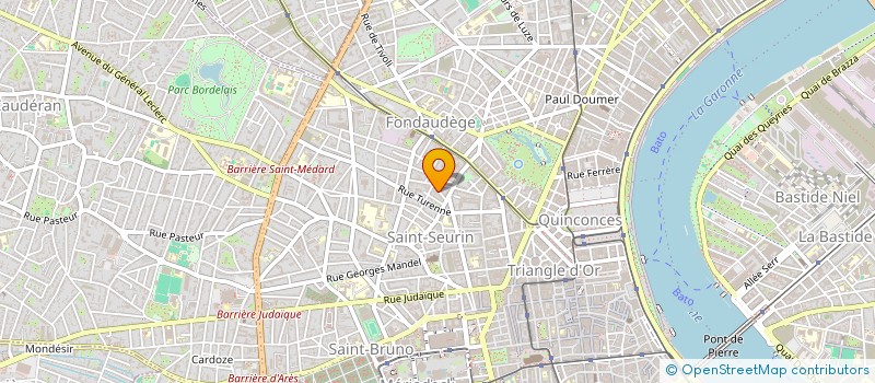 localisation de l'entreprise MONSIEUR HERVE LAFARGUE  BORDEAUX