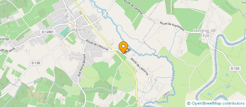localisation de l'entreprise MONSIEUR HERVE LAFON  GALGON