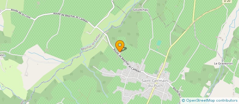 localisation de l'entreprise MONSIEUR HERVE LAFON  SAINT-GERMAIN-DU-PUCH